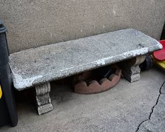 Three piece outdoor bench