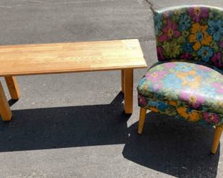 Montgomery Ward Chair And Coffee Table