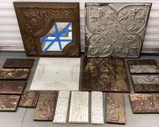 Circa 1900s Ceiling Tin Tiles
