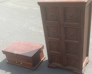 Wooden Cabinet And Chest