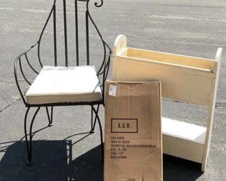 Chair, Planter And Garden Kneeler
