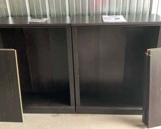 Antiqued Bookshelves