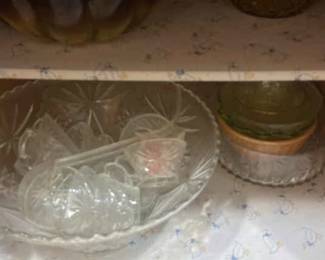 Punch Bowl With Cups And More