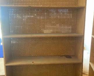 Pegboard And Plywood Super Shelving Unit