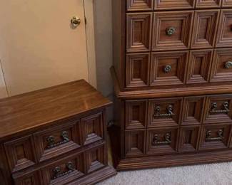 Chest Of Drawers And Matching Nightstand