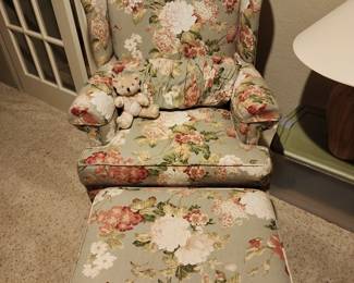 Chair and ottoman