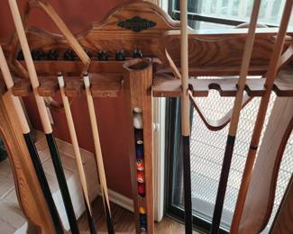 Brunswick pool stick holder