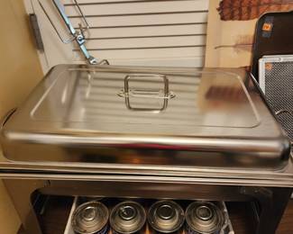 Stainless steel full size chafing service