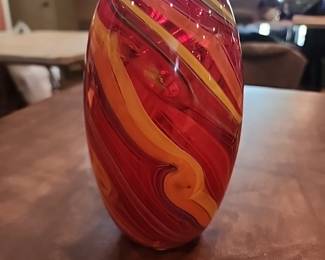 Anthropogenic art glass