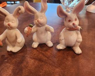 1978 Fitz and Floyd Rabbits
