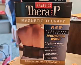 Magnetic therapy back support