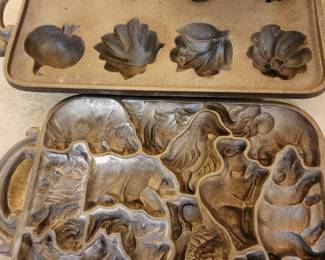 Puzzle cake animal cake mold and fall harvest mold