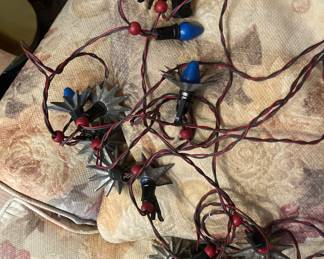 VTG Xmas Lights with Metal Reflectors