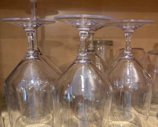 Pottery Barn outdoor (plastic or acrylic) wine and tea glasses