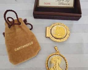 Cartwheels, INC. money Clip Pendant