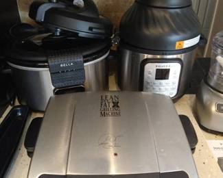 KitchenAid Food Processer, InstantPot, Bella And George Forman