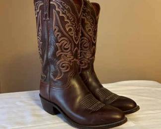 Vintage Lucchese Western Cowboy Boots