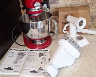 03 Kitchenaid Mixer With Accessories
