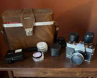 Vintage Zeiss Ikon SL706 Camera With Filters Plus Accessories Bundle