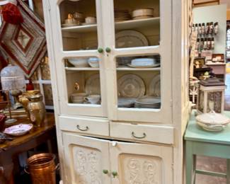 So many pretty solid wood display pieces.