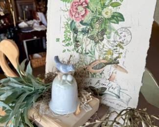 Many beautiful decor finds.