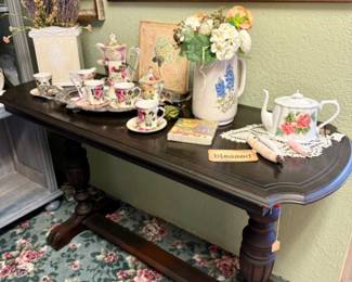 Beautiful black sofa table
