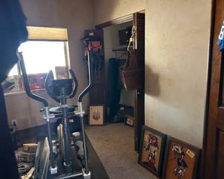 Picture of Kachinas and leather bags