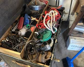 Horse chest with supplies