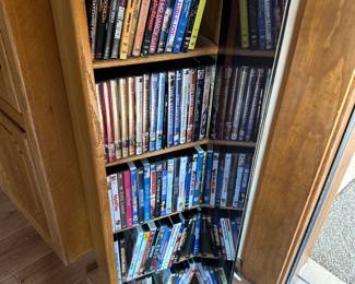 DVD storage cabinet