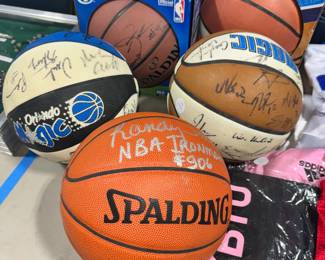 Signed NBA Balls Orlando Estate Auction