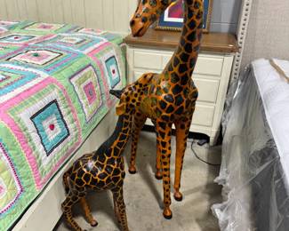 Leather wrapped Animals Orlando Estate Auction