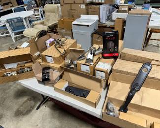 New in Box Door Hardware/ Handles and Locks Orlando Estate Auction