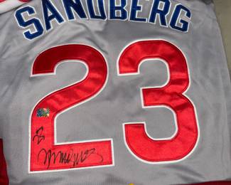 Sandberg Sign and Authenticated Jersey Orlando Estate Auction