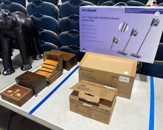 Wooden Boxes and Steam Mop Orlando