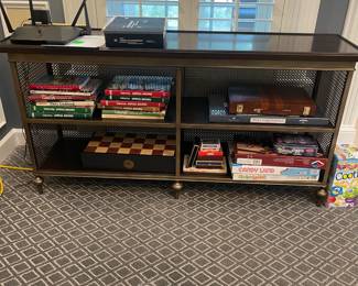 W47 - $300 EACH. *2 Available* Universal Furniture Proximity Console Table. Measures 60" wide x 16" deep x 29" tall. Both have minor scuffs/marks on the top. Sturdy and solid!
