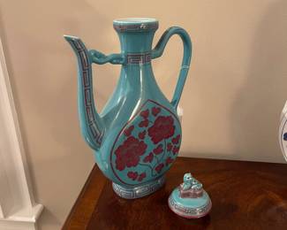 W56 - $20. Decorative Pitcher. Measures 14.5" tall.