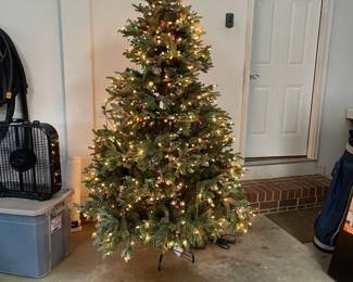 W136 - $350. Balsam Hill Christmas Tree. 6.5' tall.