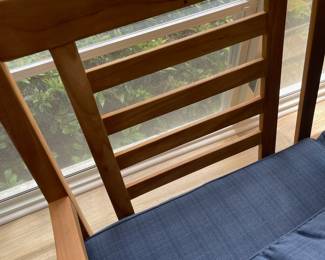 W120 - $600 Cambridge Casual Teak Outdoor Couch. Excellent condition. 76"wide x 32"deep x 36"tall. Has been used in a 3 season room - protected from pollen!