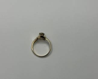 J4 - $325. Size 9. 14kt & diamond ring.
