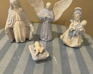 W145 - $125. Holland Mold Large Nativity Set.