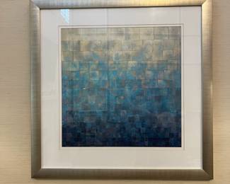 W45 - $65. Abstract Wall Art Print. Measures 35.5" square.