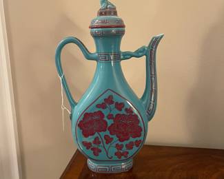 W56 - $20. Decorative Pitcher. Measures 14.5" tall.