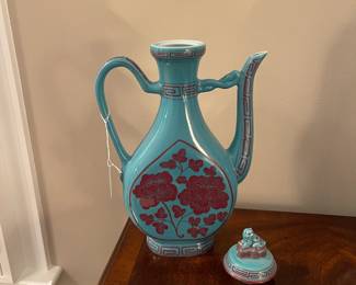 W56 - $20. Decorative Pitcher. Measures 14.5" tall.