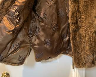 W155 - $95. Savidusky's Furquarters Mink Jacket. Probably size Large/XL.