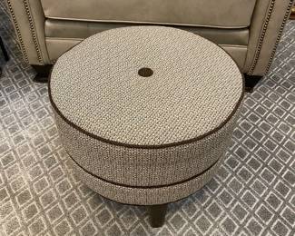 W42 - $100 each. *2 available* Smith Brothers of Berne "Cocktail Ottoman". Measures 20.5" x 17" tall.
