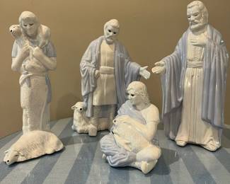 W145 - $125. Holland Mold Large Nativity Set.