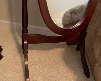 W20 - $65. Standing Floor Mirror. Measures 23" wide x 58" tall.