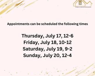 Text 919.213.1311 for appointment or holds!