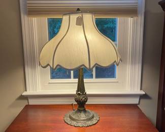 W74 - $20. Table Lamp. Measures 25" tall. Needs new shade.