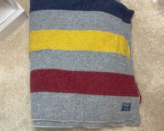 W153 - $100. Faribault Woolen Mill Co. King size blanket.